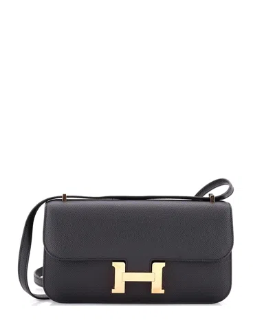 Pre-owned Pre-owned Hermes  Hermes 25 Constance Elan Nm Bag Epsom In Black