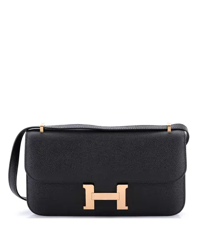 Pre-owned Pre-owned Hermes  Hermes 25 Constance Elan Nm Bag Epsom In Black