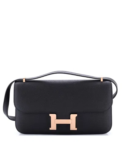 Pre-owned Pre-owned Hermes  Hermes 25 Constance Elan Nm Bag Epsom In Black