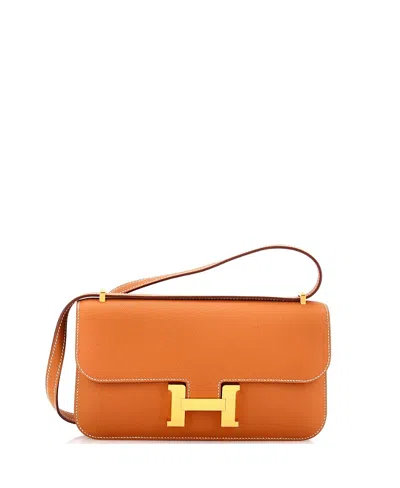 Pre-owned Pre-owned Hermes  Hermes 25 Constance Elan Nm Bag Epsom In Brown