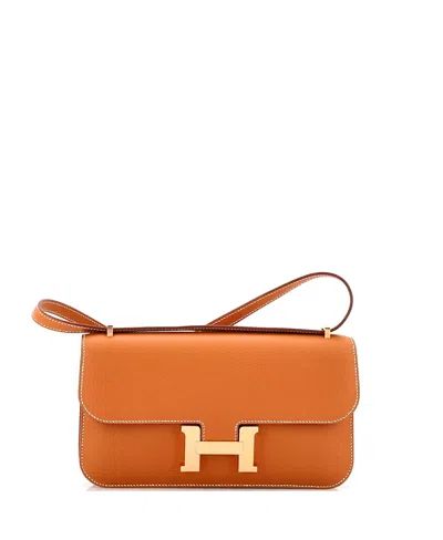 Pre-owned Pre-owned Hermes  Hermes 25 Constance Elan Nm Bag Epsom In Brown