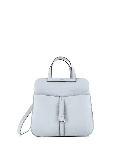 Pre-owned Pre-owned Hermes  Hermes 25 Halzan Bag Clemence In Blue