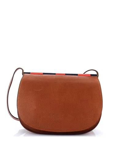 Pre-owned Pre-owned Hermes  Hermes 25 Saut Bag Barenia Faubourg In Brown