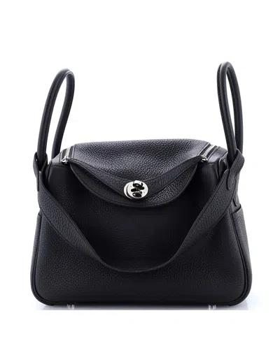 Pre-owned Pre-owned Hermes  Hermes 26 Lindy Bag Clemence In Black