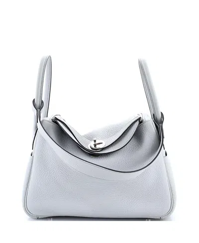 Pre-owned Pre-owned Hermes  Hermes 26 Lindy Bag Clemence In Blue
