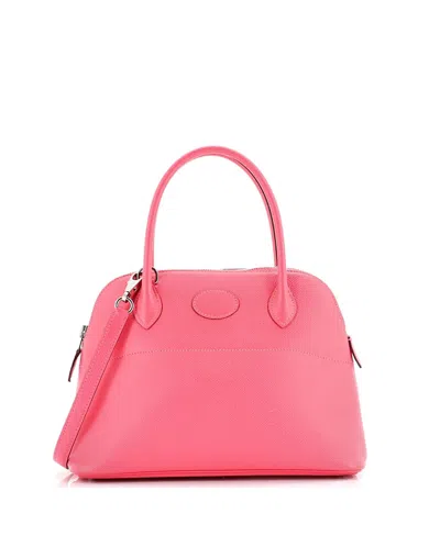 Pre-owned Pre-owned Hermes  Hermes 27 Bolide Bag Epsom In Pink