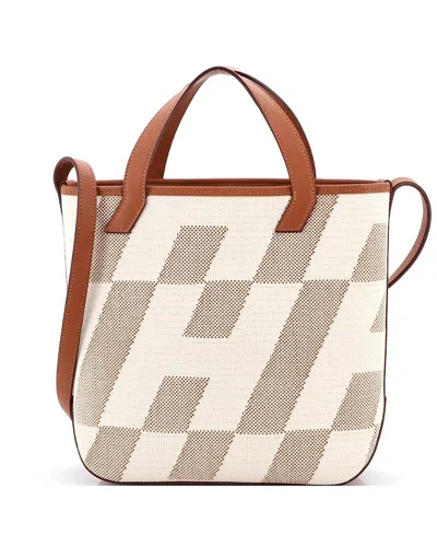 Pre-owned Pre-owned Hermes  Hermes 27 Cabas H En Biais Tote Canvas With Leather In Brown