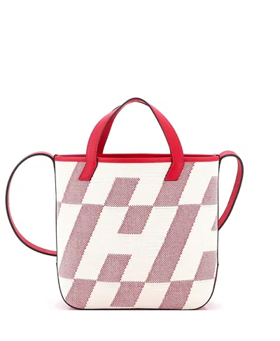 Pre-owned Pre-owned Hermes  Hermes 27 Cabas H En Biais Tote Canvas With Leather In Pink
