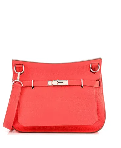 Pre-owned Pre-owned Hermes  Hermes 28 Jypsiere Bag Clemence In Pink