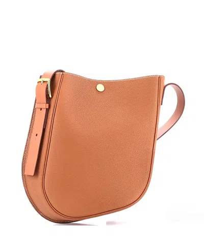 Pre-owned Pre-owned Hermes  Hermes 28 Perspective Cavaliere Bag Togo And Vache Hunter In Brown