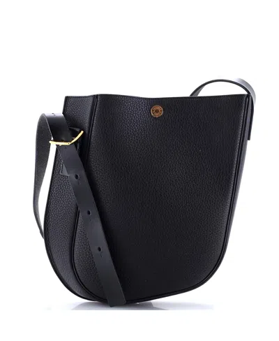 Pre-owned Pre-owned Hermes  Hermes 28 Perspective Cavaliere Bag Togo And Vache Hunter In Black