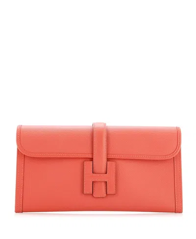 Pre-owned Pre-owned Hermes  Hermes 29 Jige Elan Clutch Epsom