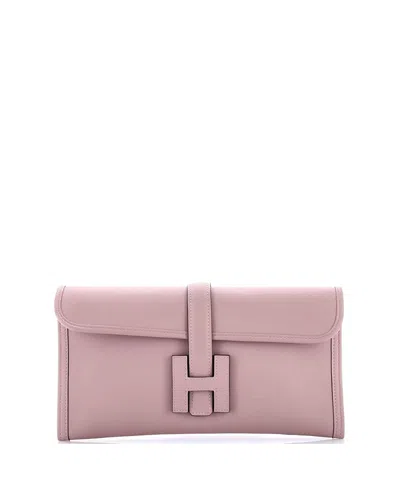 Pre-owned Pre-owned Hermes  Hermes 29 Jige Elan Clutch Swift In Neutral