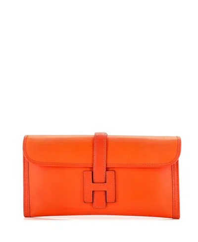 Pre-owned Pre-owned Hermes  Hermes 29 Jige Elan Clutch Swift With Chevre Mysore