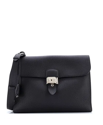 Pre-owned Pre-owned Hermes  Hermes 29 Sac A Depeches Messenger Bag Togo In Black