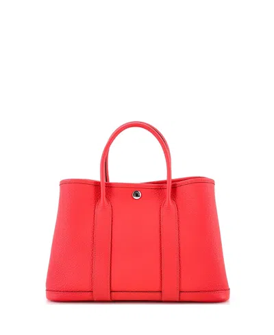 Pre-owned Pre-owned Hermes  Hermes 30 Garden Party Tote Leather In Pink