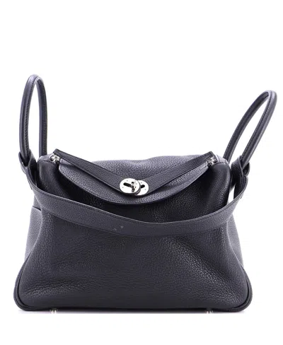Pre-owned Pre-owned Hermes  Hermes 30 Lindy Bag Clemence In Black