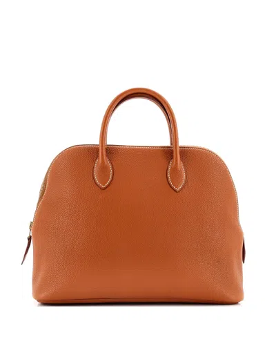 Pre-owned Pre-owned Hermes  Hermes 31 Bolide Web 1923 Bag Togo In Brown