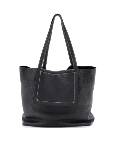 Pre-owned Pre-owned Hermes  Hermes 31 Cabasellier Tote Clemence In Black