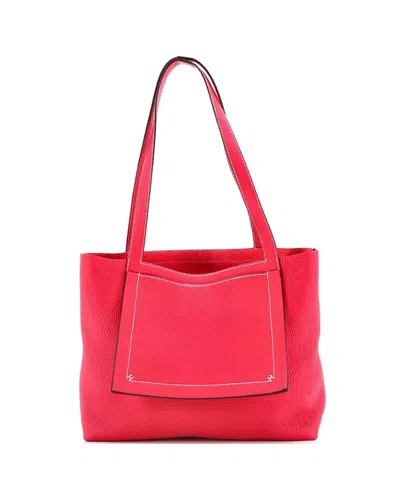 Pre-owned Hermes  Hermes 31 Cabasellier Tote Clemence In Pink