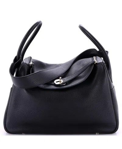 Pre-owned Pre-owned Hermes  Hermes 34 Lindy Bag Clemence In Black