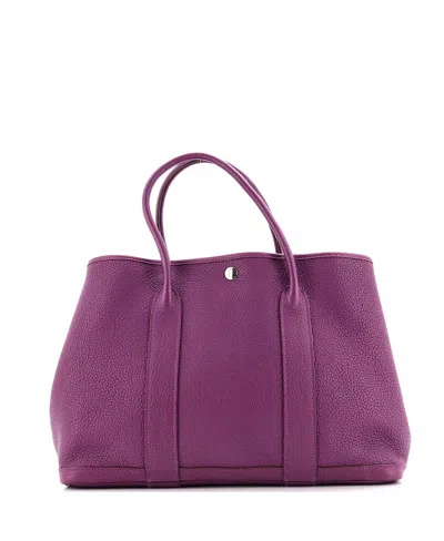 Pre-owned Pre-owned Hermes  Hermes 36 Garden Party Tote Leather