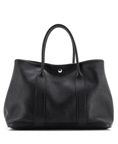 Pre-owned Pre-owned Hermes  Hermes 36 Garden Party Tote Leather In Black