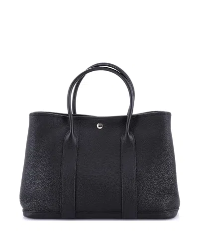 Pre-owned Pre-owned Hermes  Hermes 36 Garden Party Tote Leather In Black