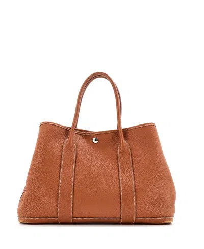 Pre-owned Pre-owned Hermes  Hermes 36 Garden Party Tote Leather In Brown