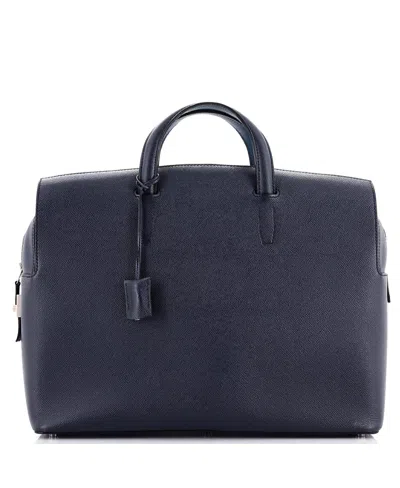 Pre-owned Pre-owned Hermes  Hermes 38 Cityhall Briefcase Epsom In Blue