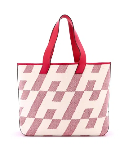 Pre-owned Pre-owned Hermes  Hermes 40 Cabas H En Biais Tote Canvas With Leather