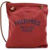 Pre-owned Hermes  Hermes Aline Bag Toile Mm In Red