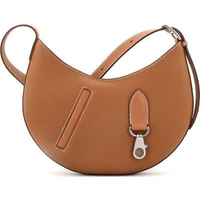 Pre-owned Hermes  Hermes Arcon Bag Togo And Swift Petite In Gold