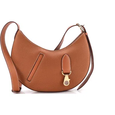 Pre-owned Hermes  Hermes Arcon Bag Togo And Swift Petite In Brown