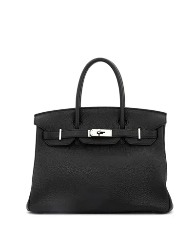 Pre-owned Pre-owned Hermes  Hermes Birkin 30 Handbag Black Togo With Palladium Hardware