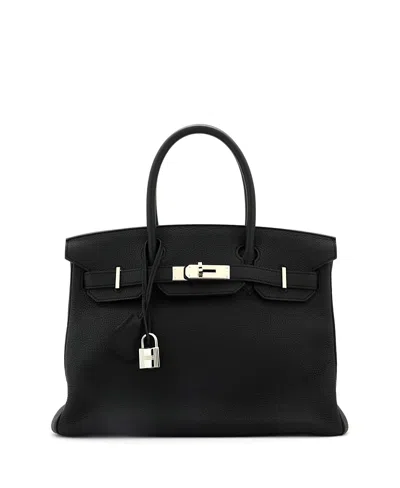 Pre-owned Pre-owned Hermes  Hermes Birkin 30 Handbag Black Togo With Palladium Hardware