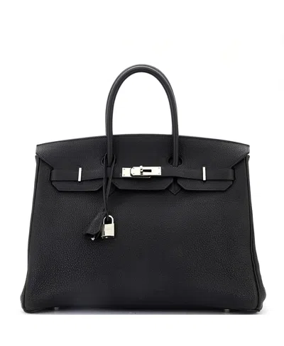 Pre-owned Pre-owned Hermes  Hermes Birkin 30 Handbag Black Togo With Palladium Hardware