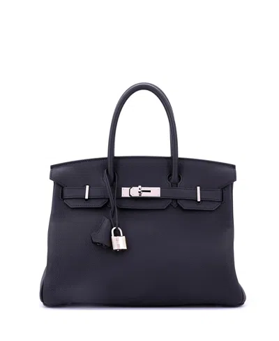Pre-owned Pre-owned Hermes  Hermes Birkin 30 Handbag Grey Togo With Palladium Hardware In Gray