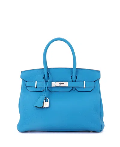 Pre-owned Pre-owned Hermes  Hermes Birkin 30 Handbag Verso Togo With Palladium Hardware