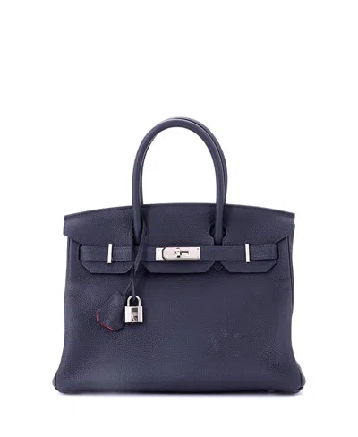 Pre-owned Pre-owned Hermes  Hermes Birkin 30 Handbag Verso Togo With Palladium Hardware