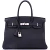 Pre-owned Hermes  Hermes Birkin Handbag Grey Togo With Palladium Hardware 30 In Gray