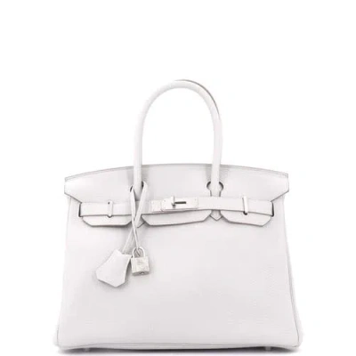 Pre-owned Hermes  Hermes Birkin Handbag Grey Togo With Palladium Hardware 30 In Gray