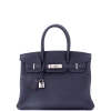 Pre-owned Hermes  Hermes Birkin Handbag Verso Togo With Palladium Hardware 30