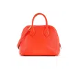 Pre-owned Hermes  Hermes Bolide 1923 Bag Chevre Mysore Mini In Orange