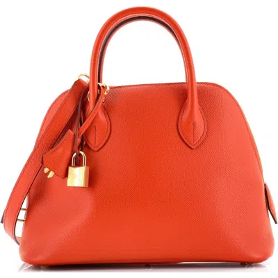 Pre-owned Hermes  Hermes Bolide 1923 Bag Epsom 25 In Brown