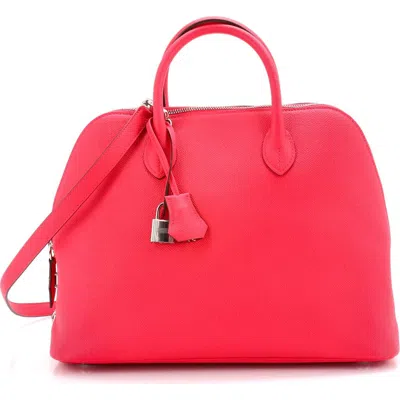 Pre-owned Hermes  Hermes Bolide 1923 Bag Epsom 30 In Orange