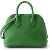Pre-owned Hermes  Hermes Bolide 1923 Bag Verso Evercolor Mini In Green
