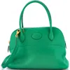 Pre-owned Hermes  Hermes Bolide Bag Swift 27 In Green