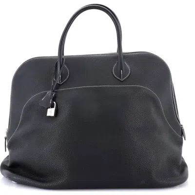 Pre-owned Hermes  Hermes Bolide Relax Bag Togo 45 In Black