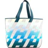 Pre-owned Hermes  Hermes Cabas H En Biais Tote Tufted Motif Canvas With Leather 40